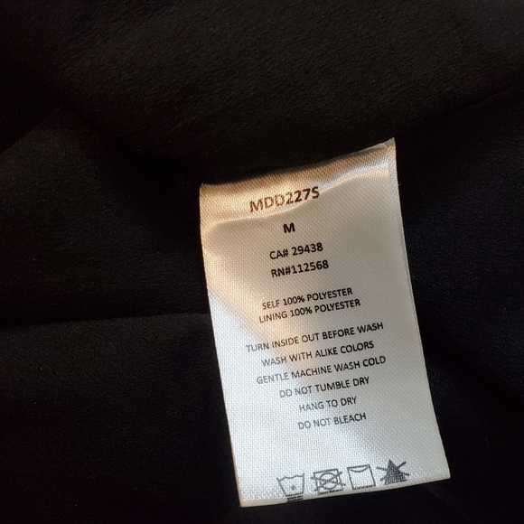 MISS ME Enchanted Black Floral Lace Dress! Size‎ Medium. - Picture 9 of 9